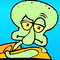 Squidward Diving