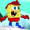 Spongebob Snowboarding