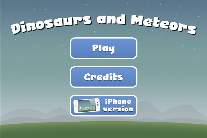 Dinosaurs and Meteors - Flash Game - Gameplay 