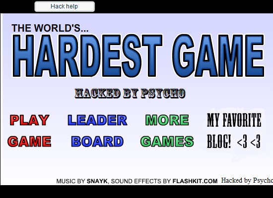 World's Hardest Game Hacked - Jogue World's Hardest Game Hacked Jogo Online