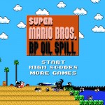 Super Mario BP Oil Spill Screenshot