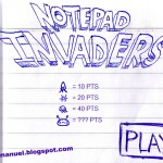 Notepad Invaders Screenshot