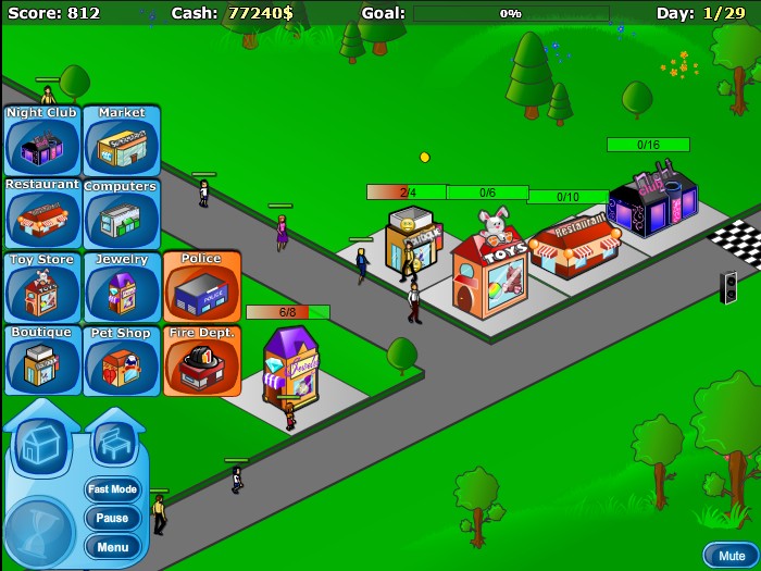 shopping city online game