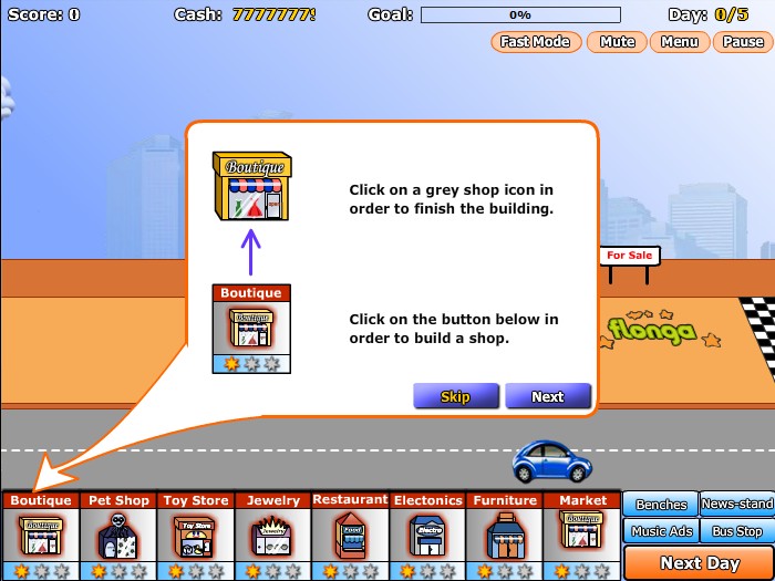 SHOPPING STREET free online game on