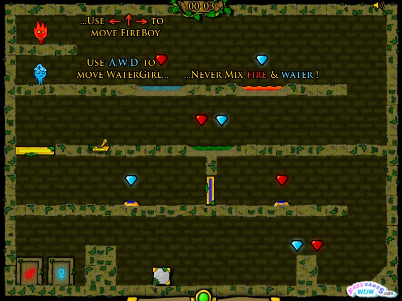 fireboy and watergirl forest temple 3 level cheat