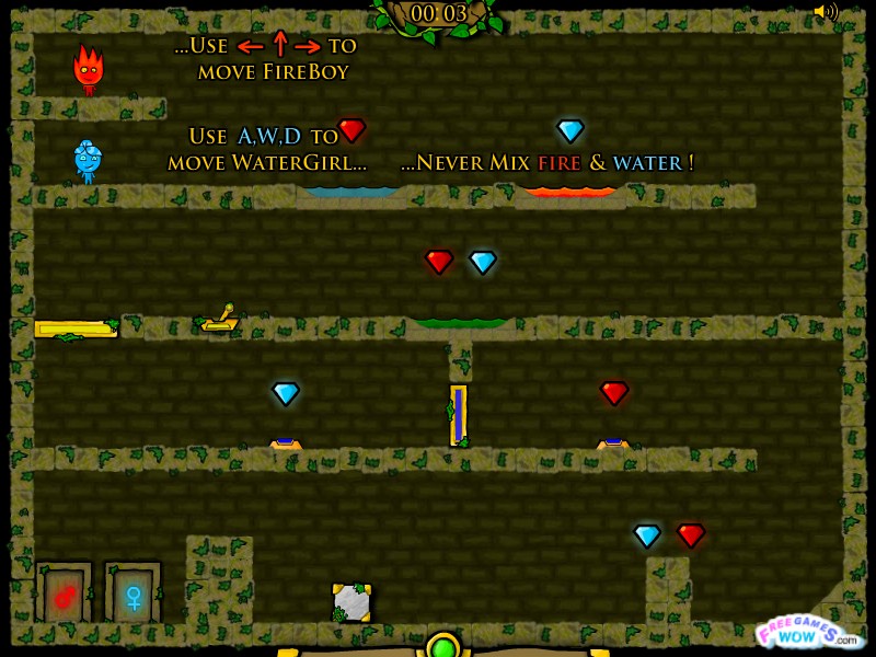 FireBoy and WaterGirl 5: Elements Hacked (Cheats) - Hacked Free Games