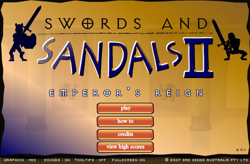 betekenis Inloggegevens kussen Swords and Sandals 2 Hacked (Cheats) - Hacked Free Games