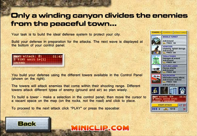 Canyon Defense - Walkthrough, Tips, Review