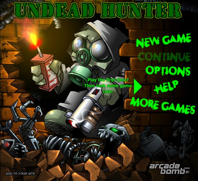 Undead Hunter Flash Game