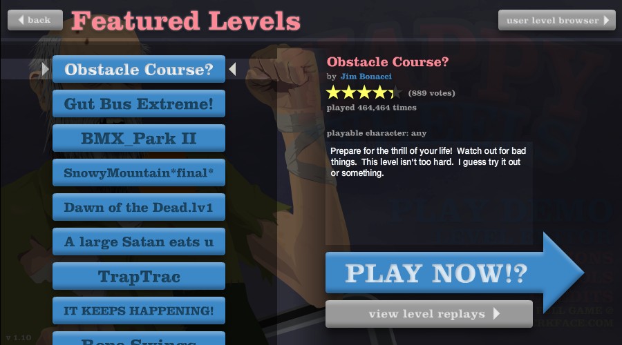 Happy Wheels Demo : TotalJerkface : Free Download, Borrow, and Streaming :  Internet Archive