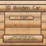 3D Wooden Car Screenshot