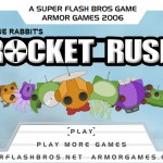 Blue Rabbit's Rocket Rush Screenshot