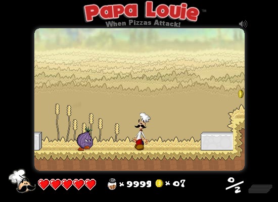 Papa Louie When Pizzas Attack - Games online