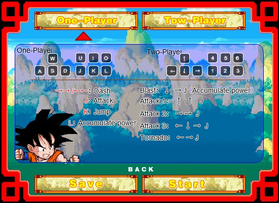 dragon ball z fighting games 2 players