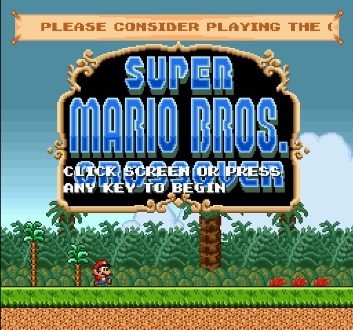 SUPER MARIO BROS CROSSOVER ORIGINAL! (PARA BAIXAR E JOGAR)