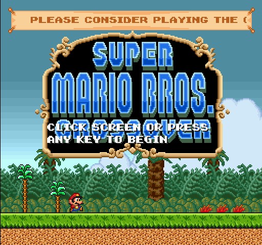 SUPER MARIO BROS CROSSOVER ORIGINAL! (PARA BAIXAR E JOGAR) 