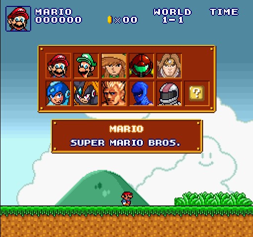 Super Mario Bros Crossover Hacked