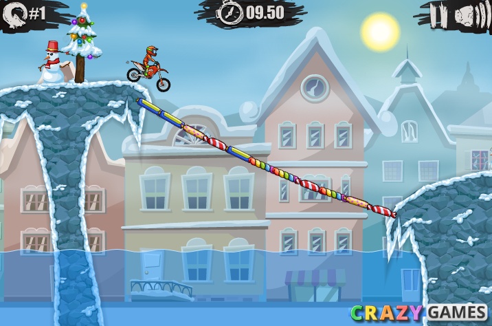 Moto X3M Winter: Level 16 