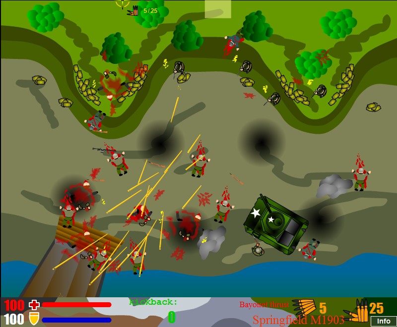 tank wars flash game