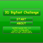 3D BigFoot Challenge Screenshot