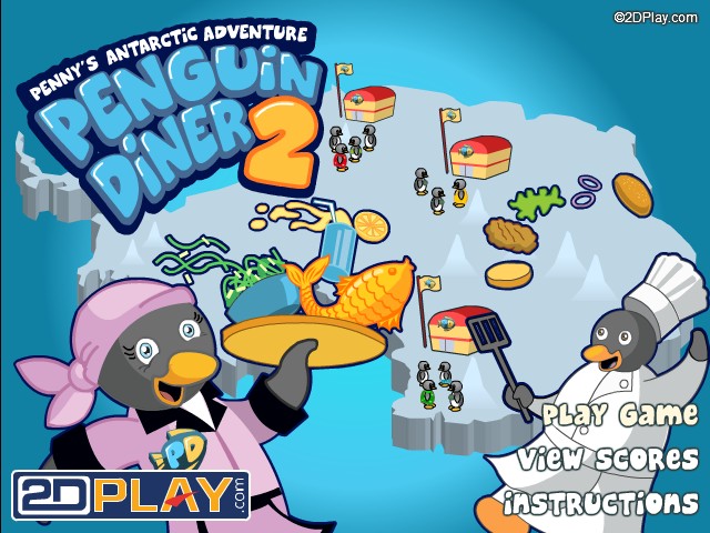 Penguin Diner 2 (Flash Game) Gameplay