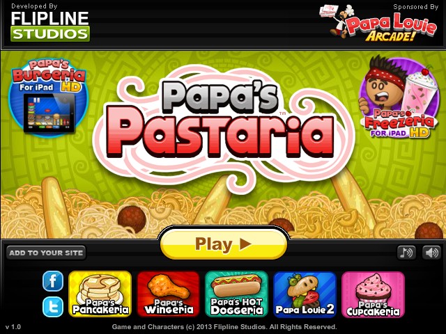 Papa's Pastaria - Jogue online na Coolmath Games