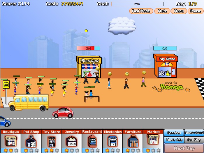 SHOPPING STREET free online game on