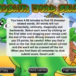 Dinosaur Word Search Screenshot