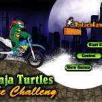 Ninja Turtles Bike Challenge Screenshot