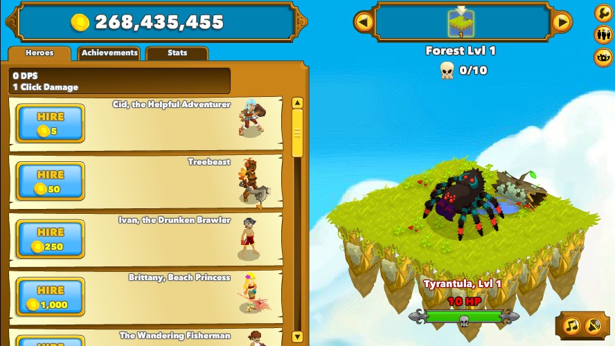 Clicker Heroes – Unblocked Games free to play