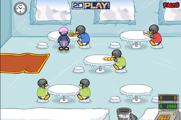 PENGUIN DINER jogo online gratuito em