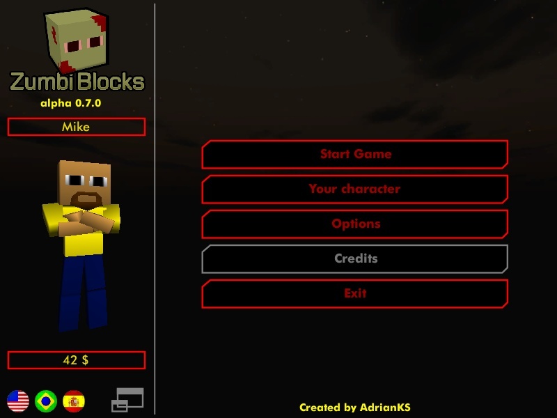 MINECRAFT: ZUMBI BLOCKS 3D free online game on