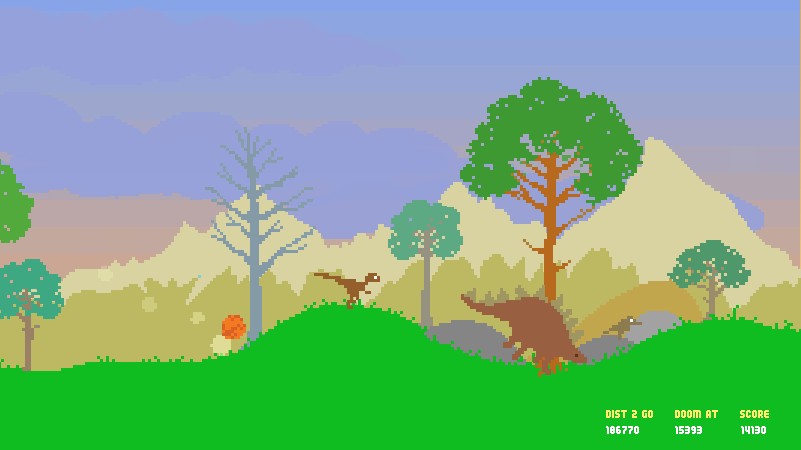 DINO RUN: MARATHON OF DOOM free online game on