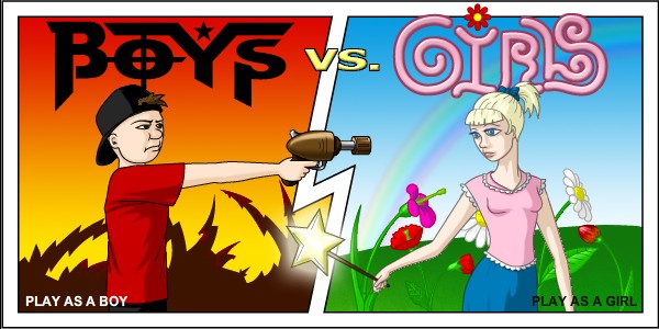 Boys vs Girls Game - Play online at Y8com