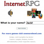 Internet RPG Screenshot