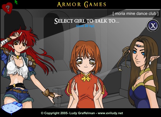 Elf Girl Sim Date RPG Screenshot.