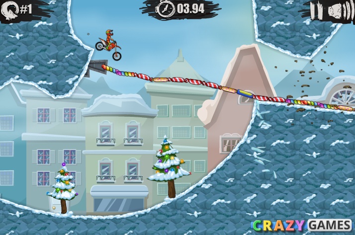 Moto x3m Winter  Winter, Games, Moto