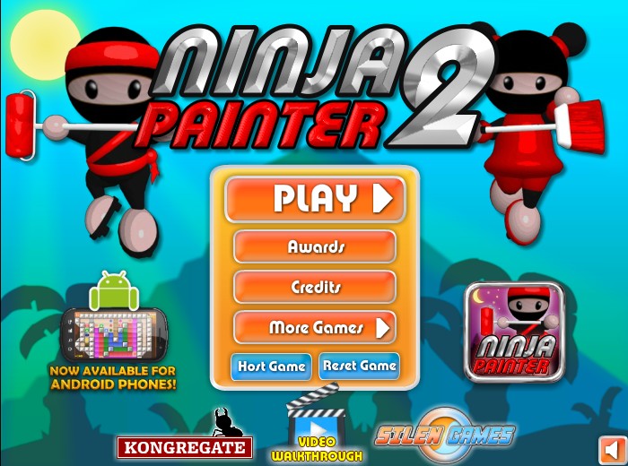 Ninja Painter 2 - Play it now at Coolmath Games