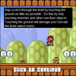 Super Mario Hopscotch Screenshot