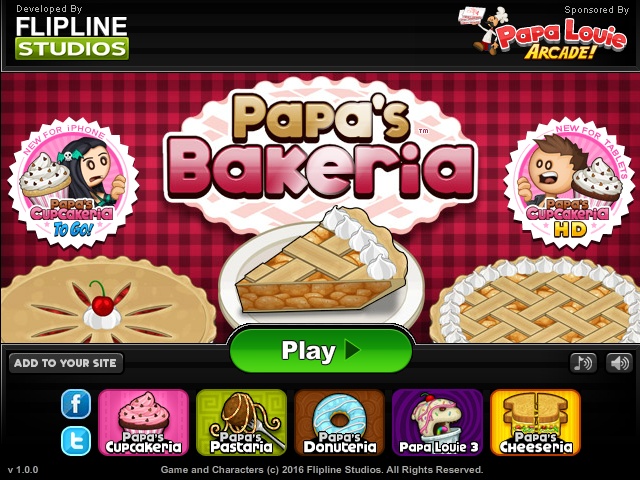 Unblocked Games - Papa's Bakeria