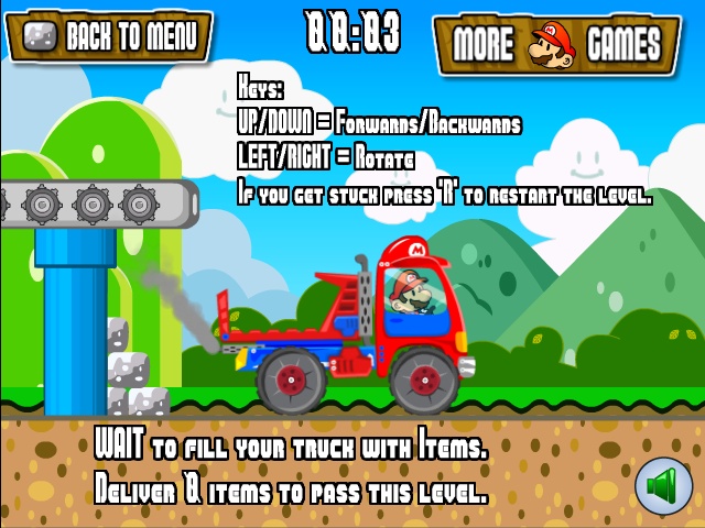 Mario Mining Truck Hacked (Cheats) - Hacked Free Games