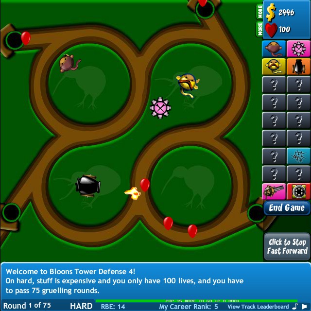 Bloons Tower Defense 4 Hacked (Cheats) Hacked Free Games