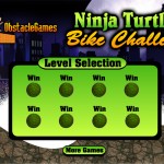 Ninja Turtles Bike Challenge Screenshot