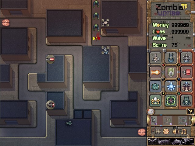 Game - Tower Defense, Upgrades and Zombies!