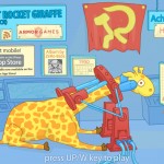 Soviet Rocket Giraffe Go Go Go! Screenshot
