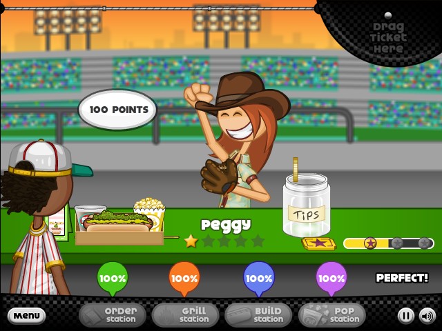 Papa's Hot Doggeria, Free Flash Game