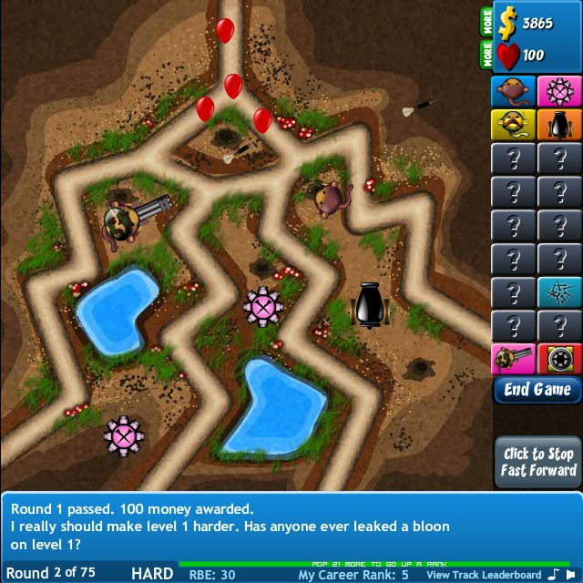 Bloons Tower Defense 5 Hacked