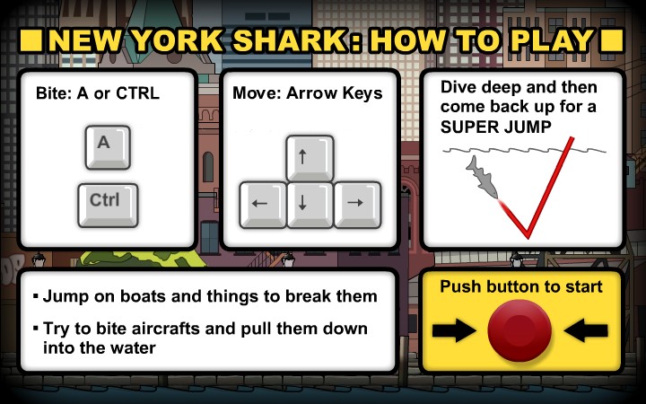 Play New York Shark on Fantagames: Free Flash Games