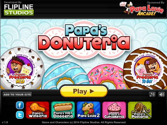 papa's donuteria  papa louie is here! (perfect day) 