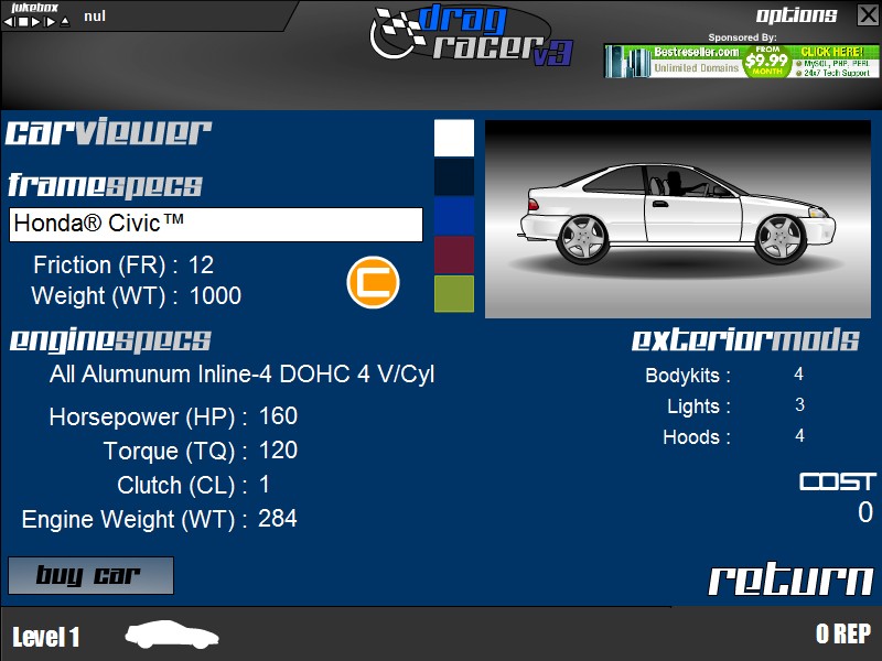 drag racer v3 hacked.